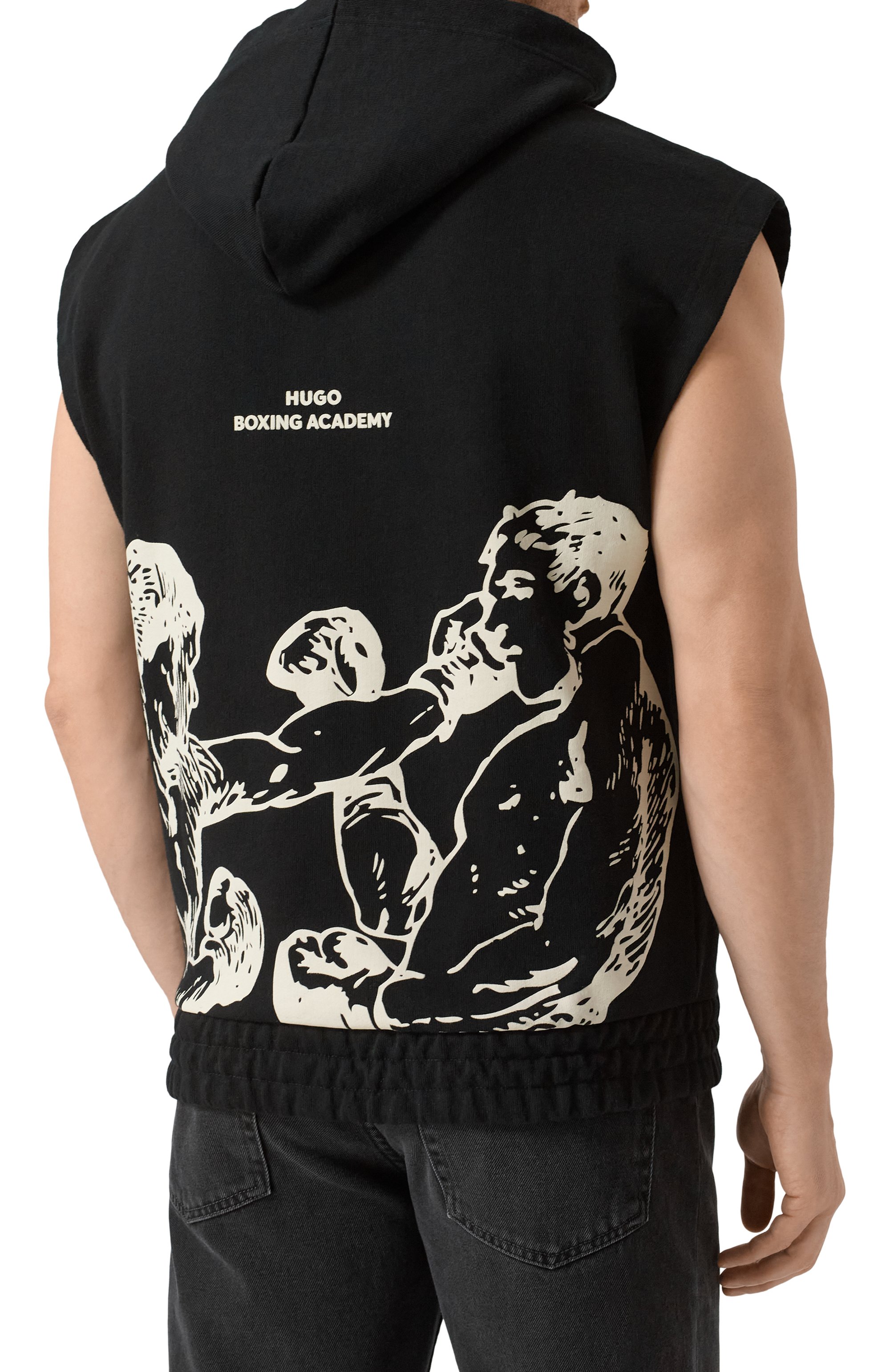 Хлопковое худи HUGO, арт. 50542433, фото 4