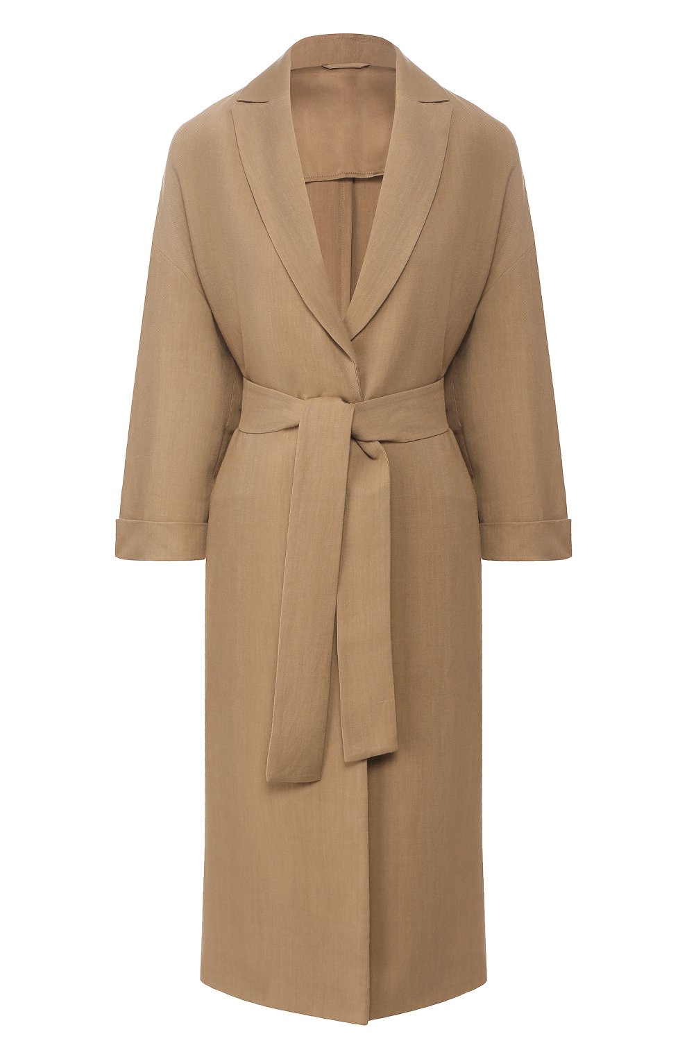 Пальто из смеси вискозы и льна BRUNELLO CUCINELLI, арт. MH1269398, фото 1