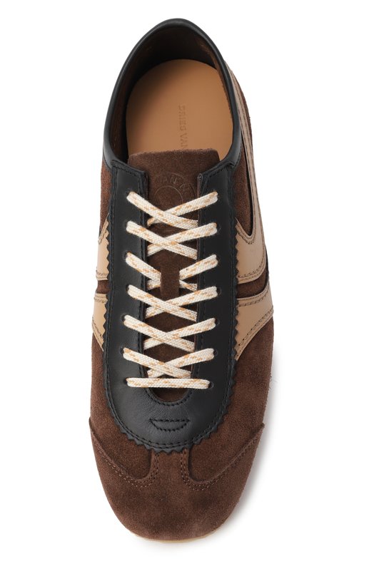 Замшевые кеды Dries Van Noten WS251/1159/126 Коричневый  WS251/1159/126 Фото 6