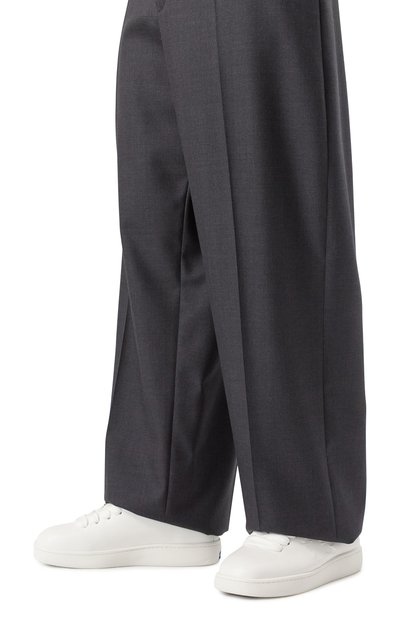 Кожаные кеды box BURBERRY, арт. 8083326, фото 3