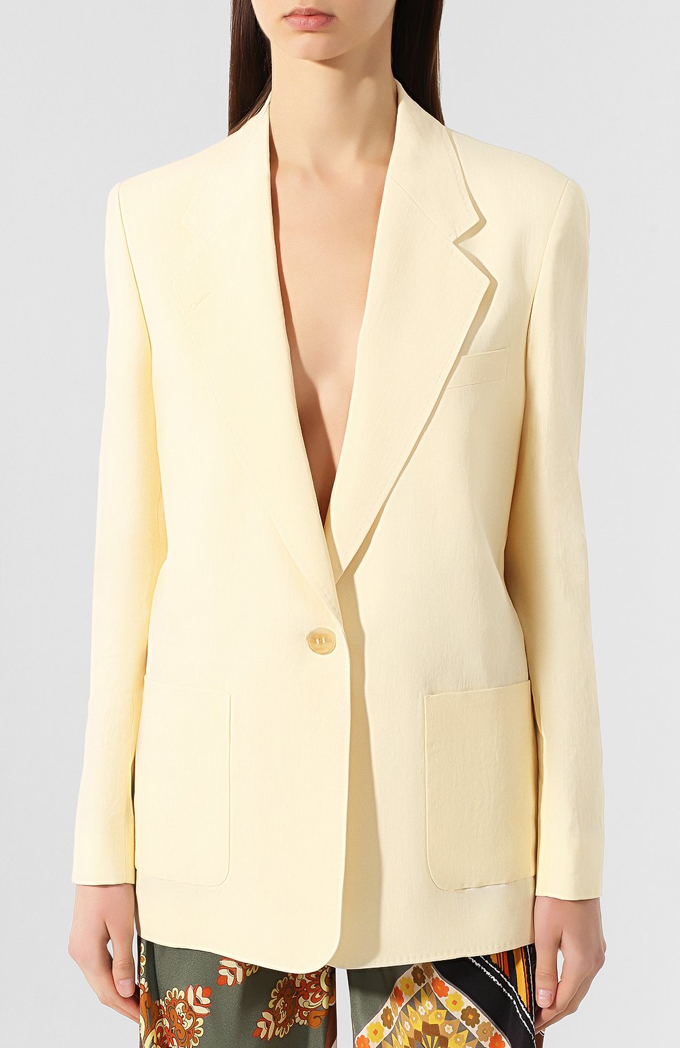 Льняной жакет ACNE STUDIOS, арт. AH0011, фото 3