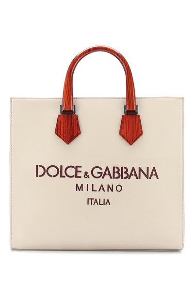 Кожаная сумка-шопер design logo DOLCE & GABBANA, арт. BM1810/AX308, фото 1