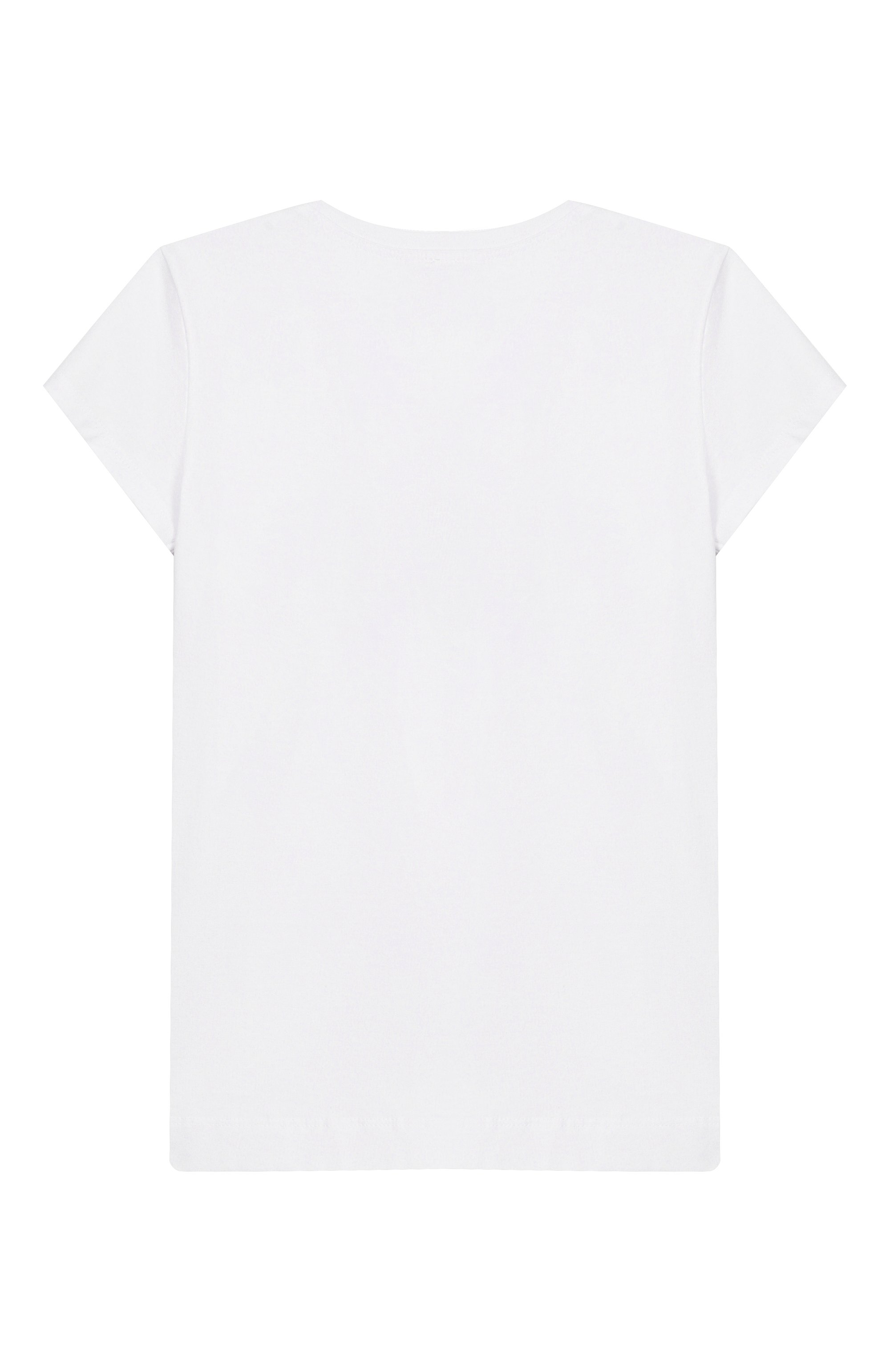 Хлопковая футболка MONNALISA, арт. 19G608, фото 2