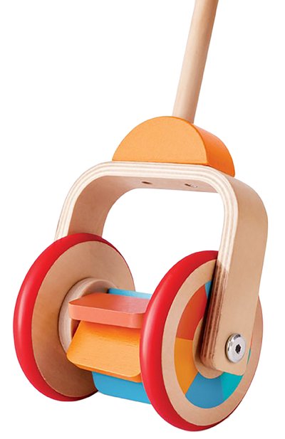 Игрушка-каталка первый шажок HAPE разноцветного цвета по цене 5430 руб., арт. E0344_HP, фото 2 Игрушка-каталка первый шажок HAPE, арт. E0344_HP, фото 2