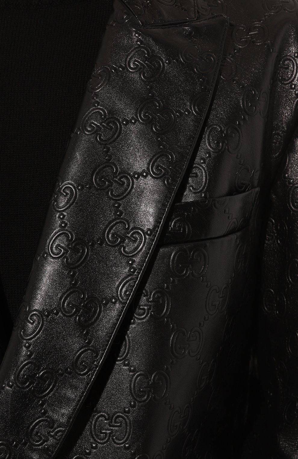 Кожаный пиджак GUCCI, арт. 669069 XNAPN, фото 5