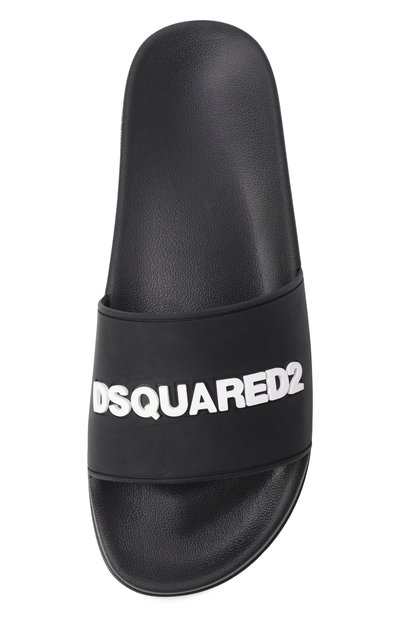 Шлепанцы DSQUARED2 черного цвета по цене 25500 руб., арт. FSM0085/17208869, фото 5 Шлепанцы DSQUARED2, арт. FSM0085/17208869, фото 5