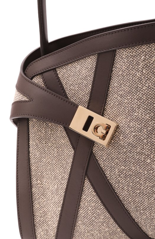 Сумка Hug medium Ferragamo 21A291/786 Бежевый  21A291/786 Фото 3
