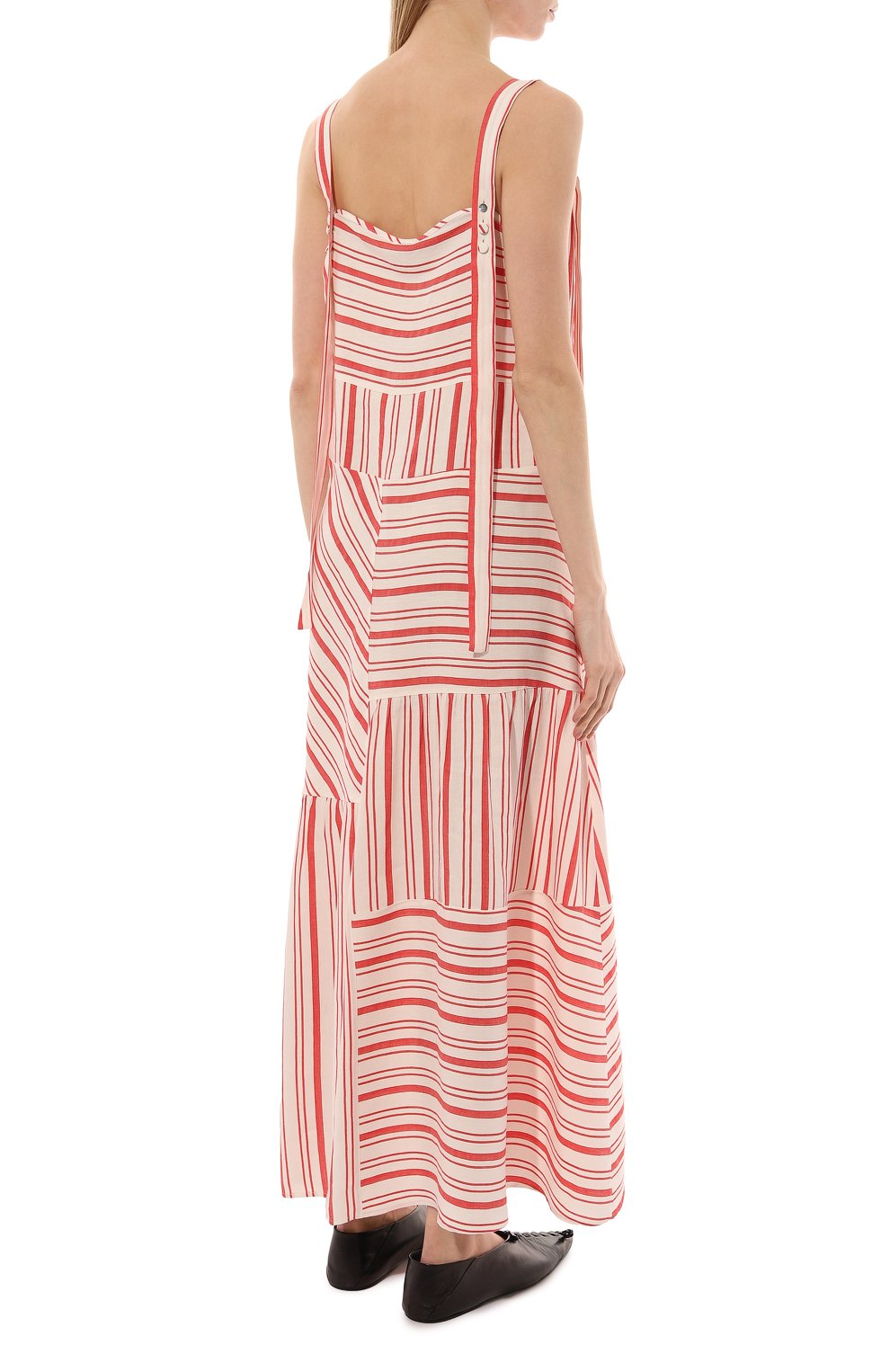 Платье изо льна и вискозы BOSS, арт. 50492220, фото 4