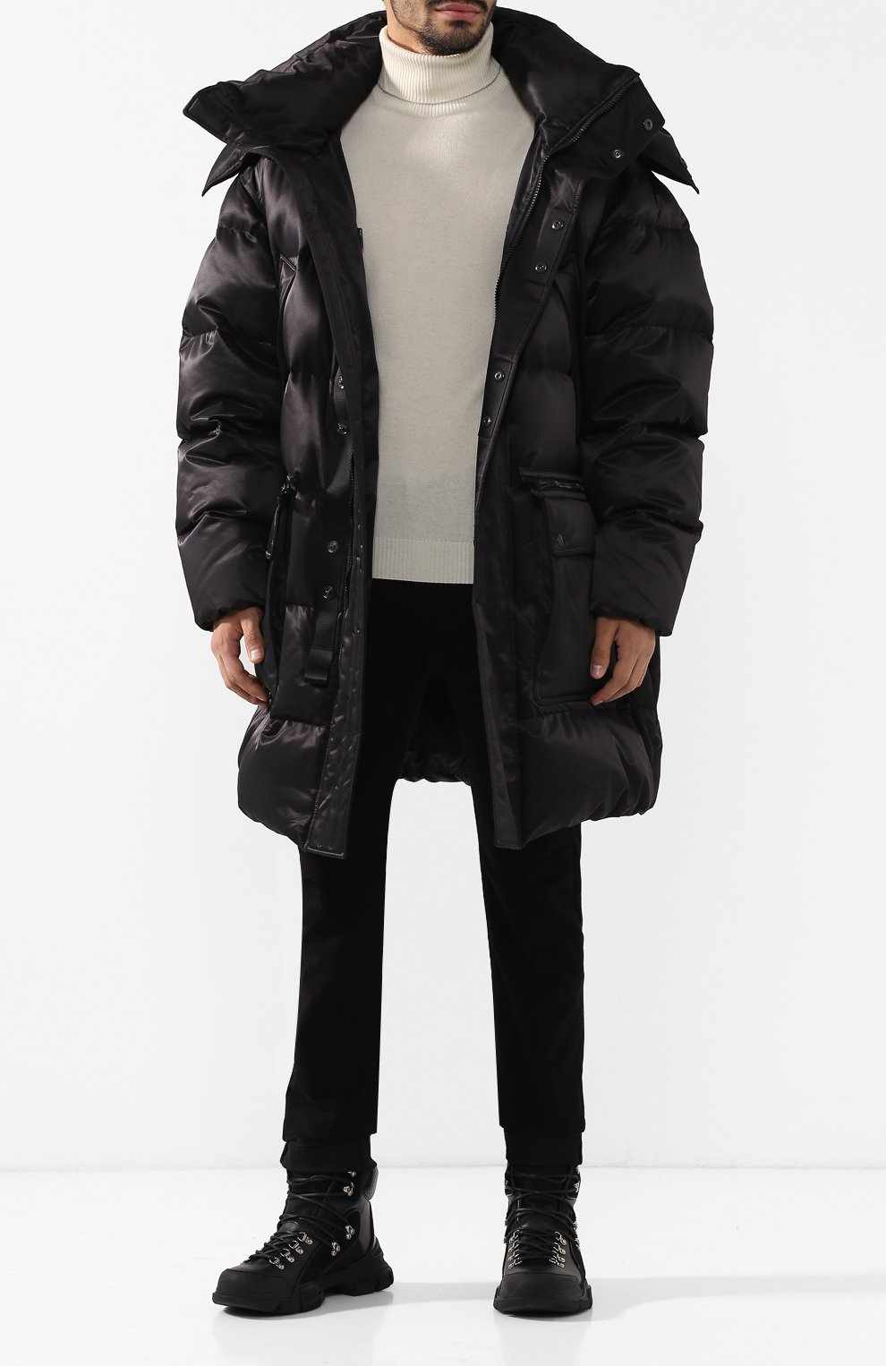 Стеганый пуховик на молнии с капюшоном TOM FORD, арт. BR086/TF0680, фото 2