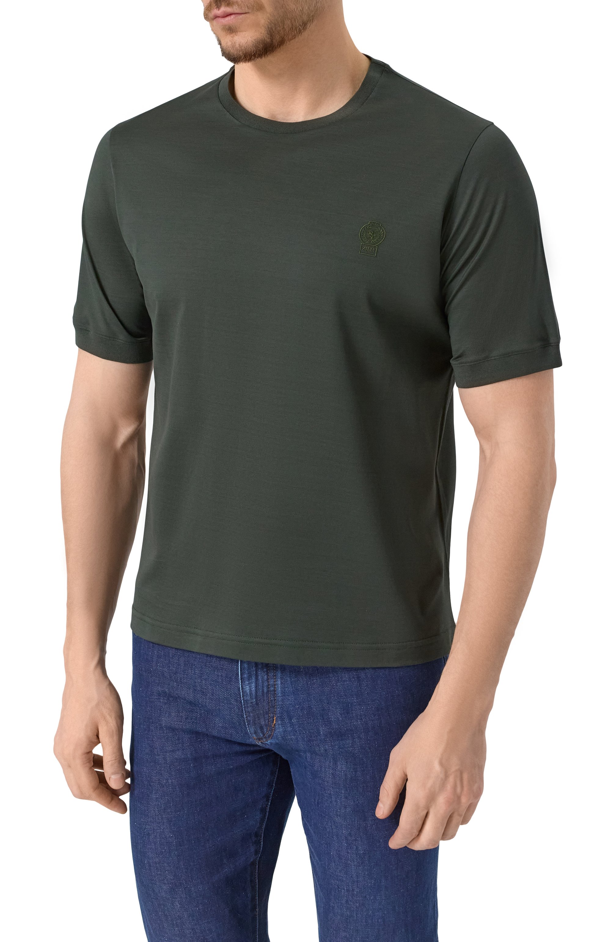 Хлопковая футболка ZILLI, арт. TSR02NM0100VZCR00, фото 3