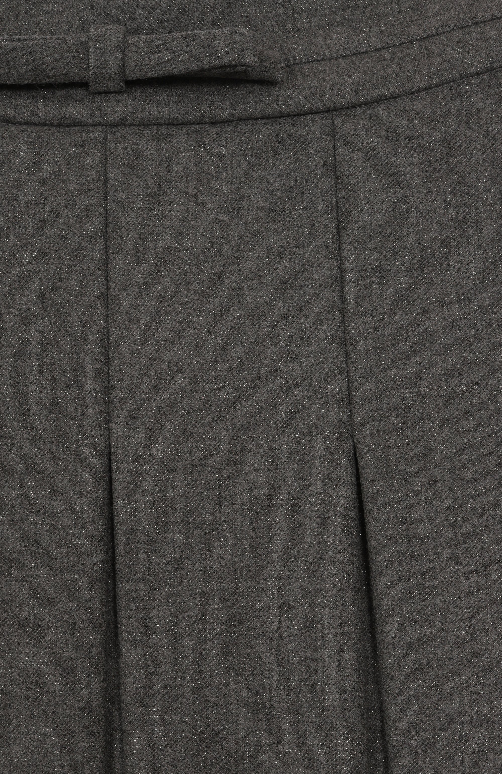 Шерстяная юбка DAL LAGO серого цвета по цене 14850 руб., арт. R308/9902/7-12, фото 3 Шерстяная юбка DAL LAGO, арт. R308/9902/7-12, фото 3