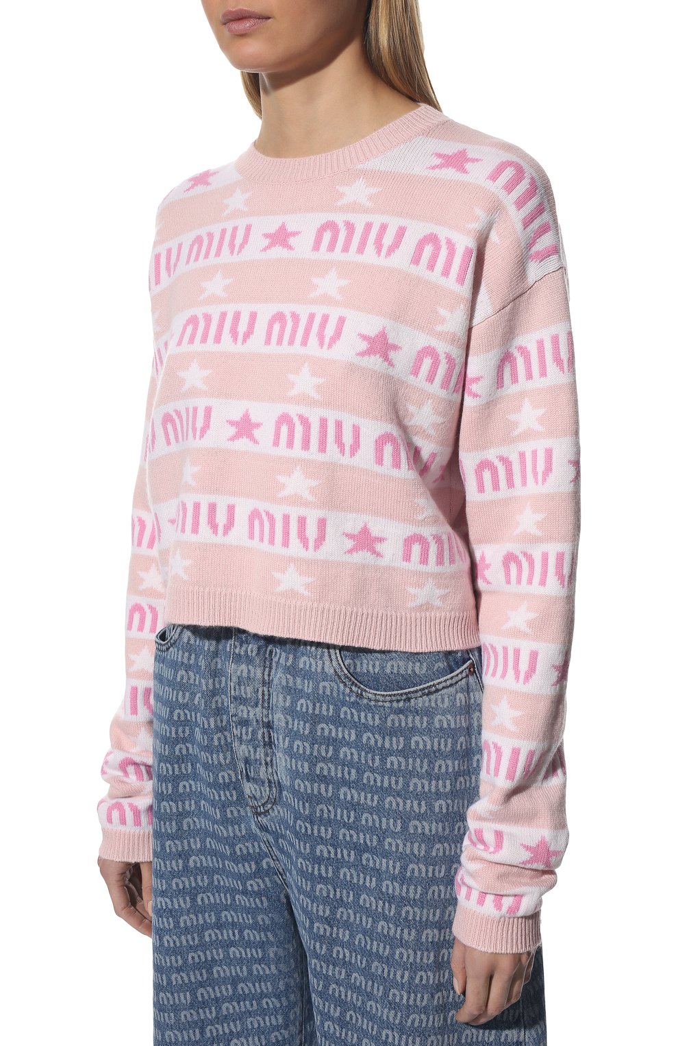 Кашемировый пуловер MIU MIU, арт. MML551-10C6-F0442, фото 3