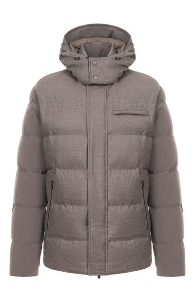 Мужская пуховик из шерсти и шелка PAUL&SHARK, арт. 15312712