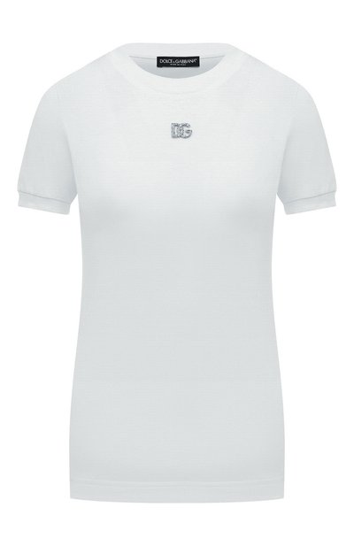 Женская хлопковая футболка DOLCE & GABBANA, арт. F8N08Z/G7B3U