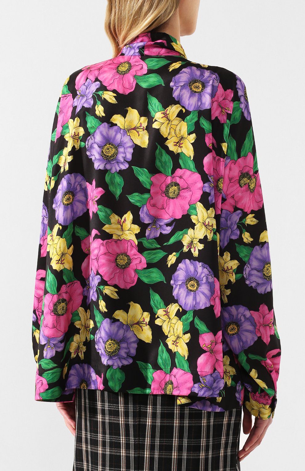 Блузка с принтом BALENCIAGA, арт. 595072/TGLN6, фото 4