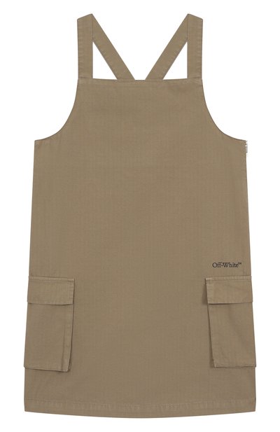 Хлопковый сарафан OFF-WHITE, арт. 0GDB069S25FAB001/4-12