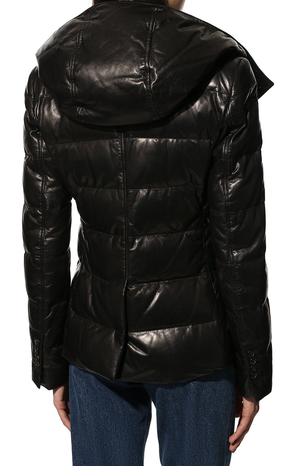 Кожаная куртка TOM FORD черного цвета по цене 646500 руб., арт. GIL418-LEX217, фото 4 Кожаная куртка TOM FORD, арт. GIL418-LEX217, фото 4