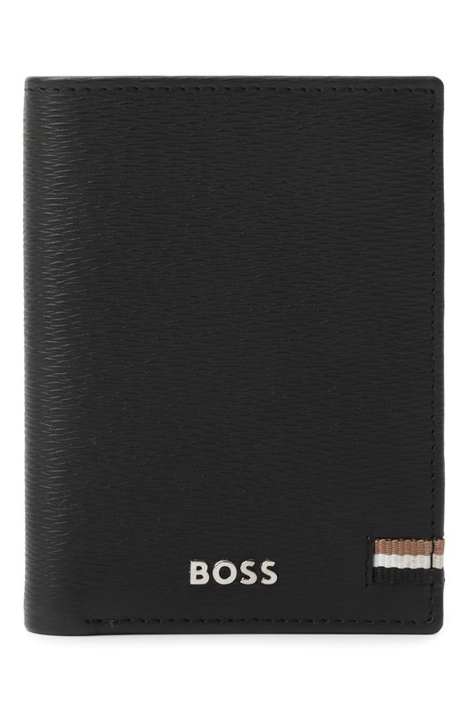 Кожаное портмоне BOSS HBPU00010M Чёрный HBPU00010M