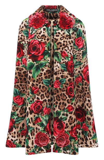 Женская шерстяной кейп DOLCE & GABBANA, арт. F0W53Z/FS2DD