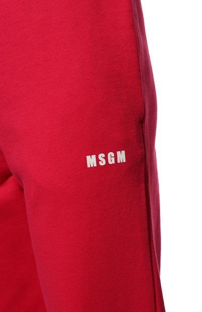 Хлопковые джоггеры MSGM, арт. 3341MDP500 227799, фото 5