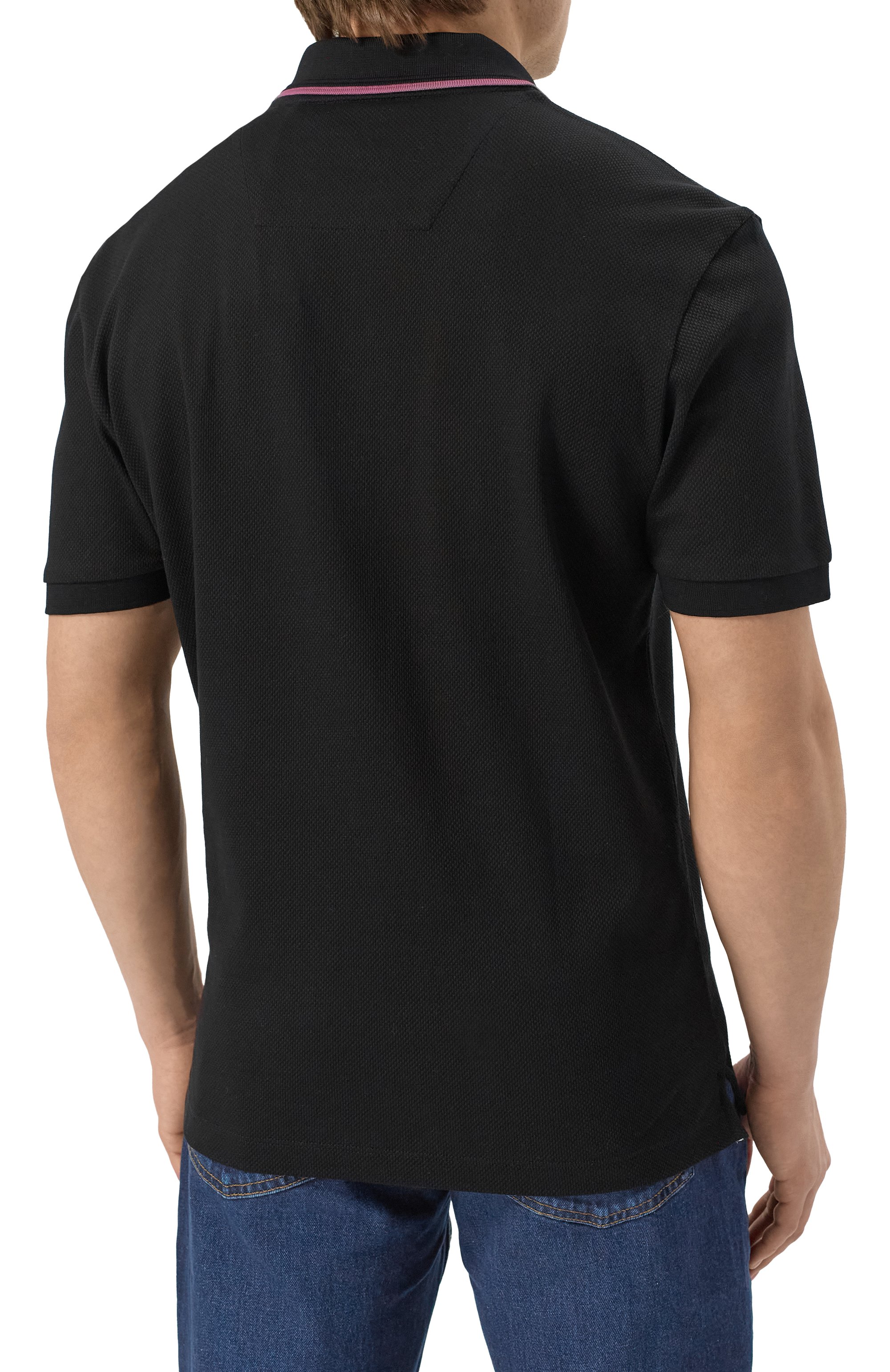 Хлопковое поло BOSS, арт. 50532612, фото 4