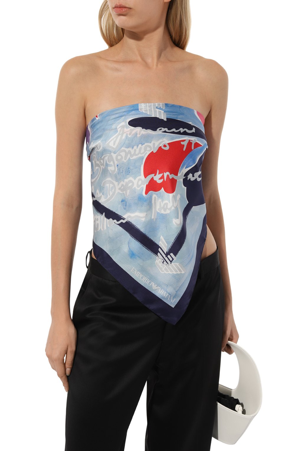 Шелковый платок EMPORIO ARMANI, арт. 635315/3F300, фото 2