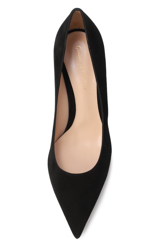 Замшевые туфли Gianvito 55 Gianvito Rossi G20336.55RIC.CAMNER0_ Чёрный  G20336.55RIC.CAMNER0_ Фото 6