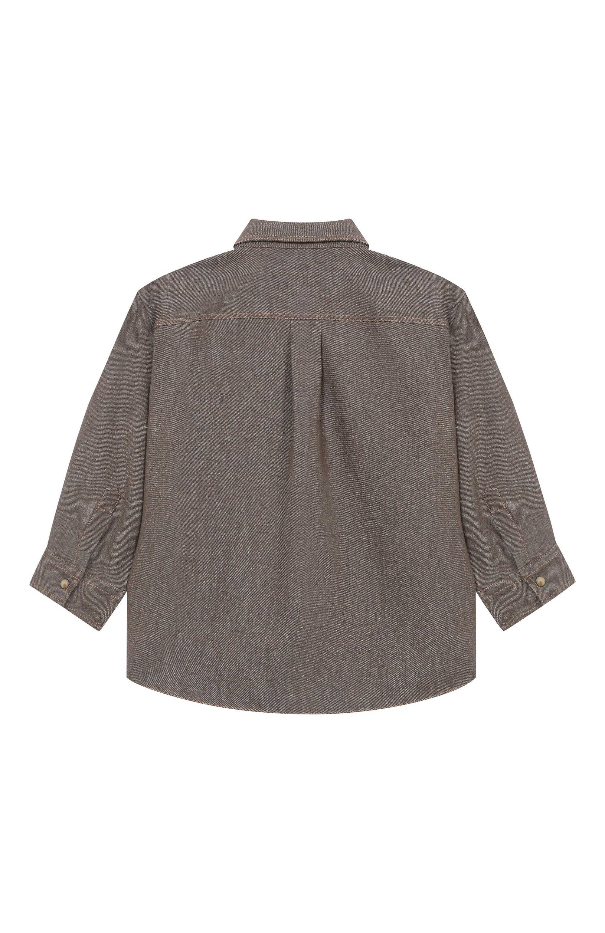 Джинсовая рубашка BRUNELLO CUCINELLI, арт. BB148C864C, фото 2