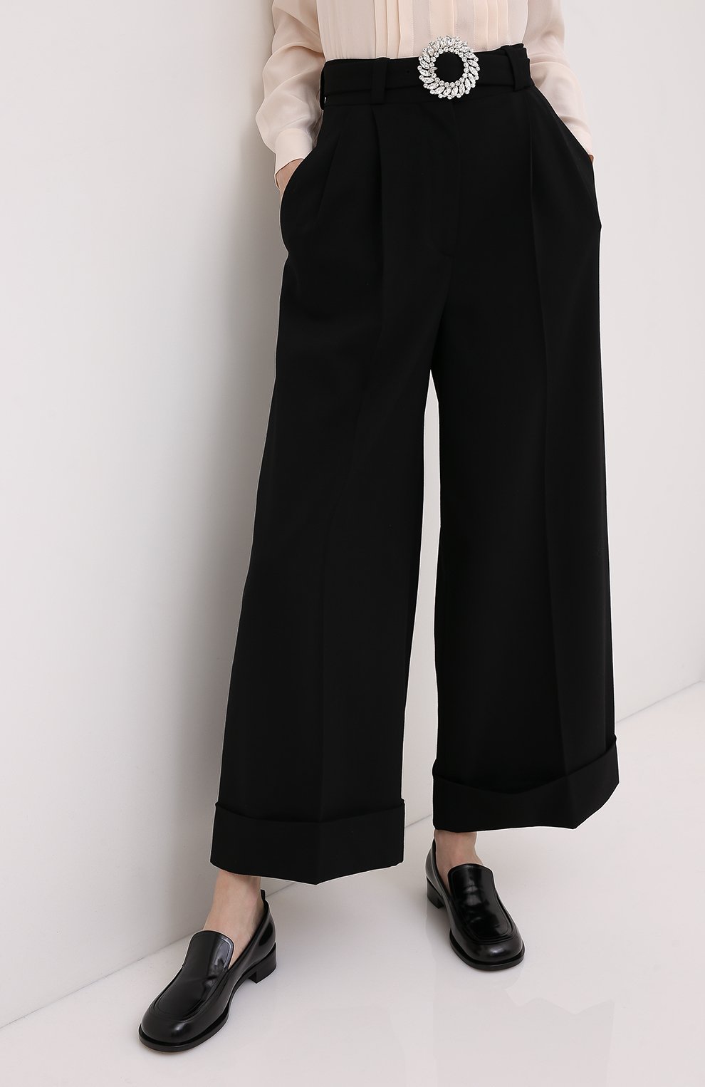 Шерстяные брюки MIU MIU, арт. MP1404-1R1-F0002, фото 3