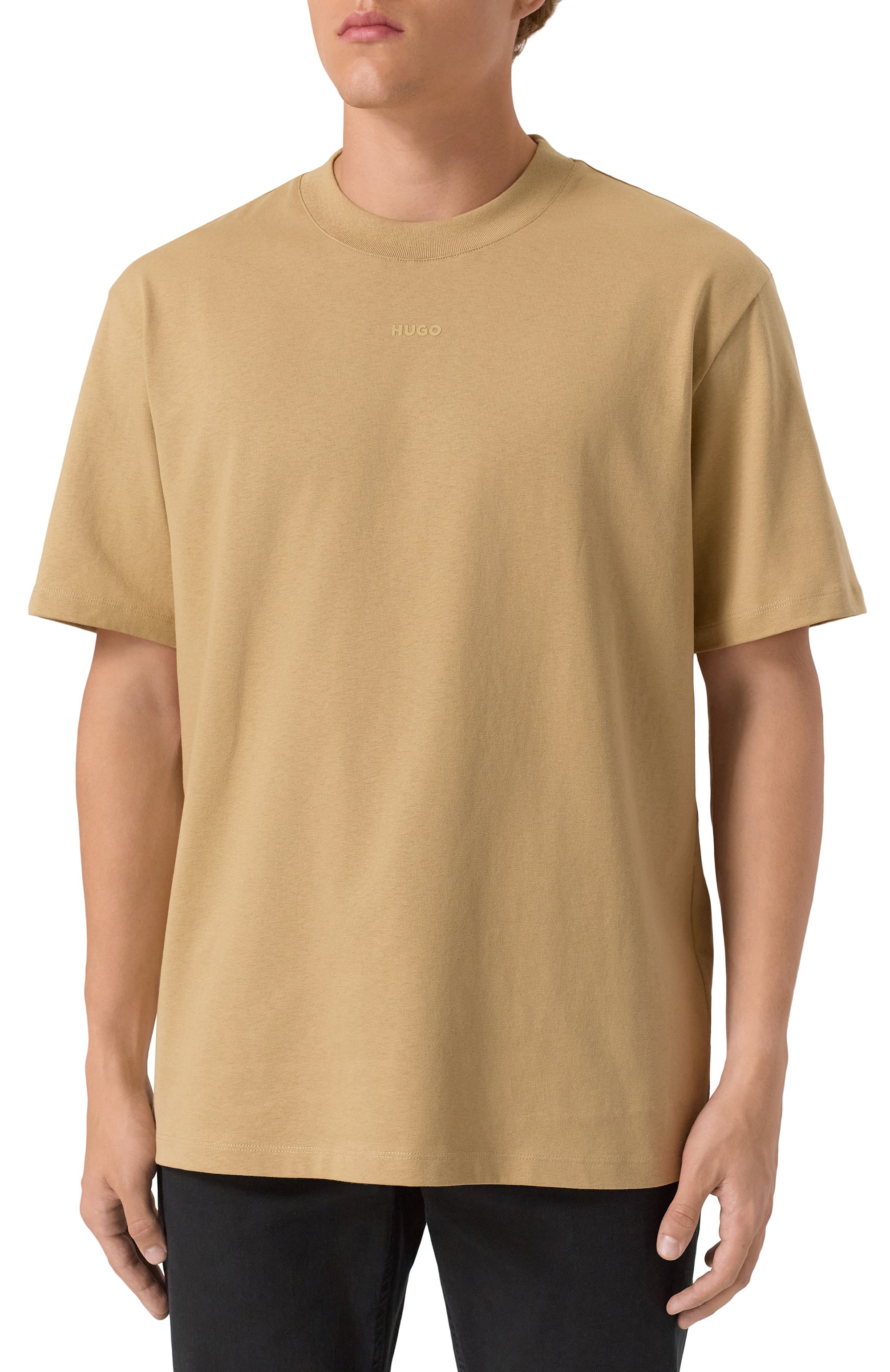 Хлопковая футболка HUGO, арт. 50488330, фото 3
