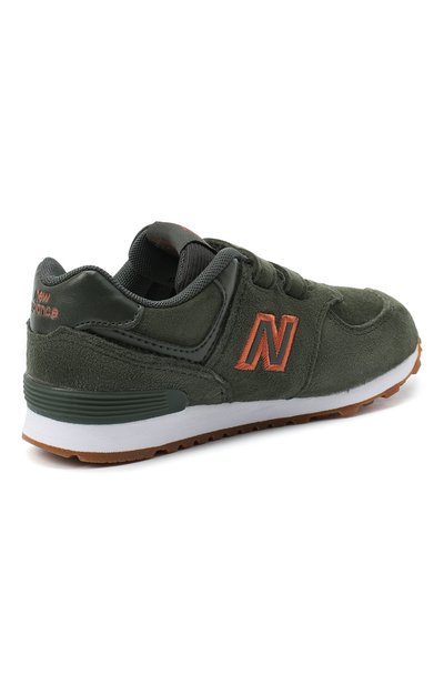 Кроссовки 574 NEW BALANCE темно-зеленого цвета по цене 6915 руб., арт. IV574PGO/M, фото 3 Кроссовки 574 NEW BALANCE, арт. IV574PGO/M, фото 3