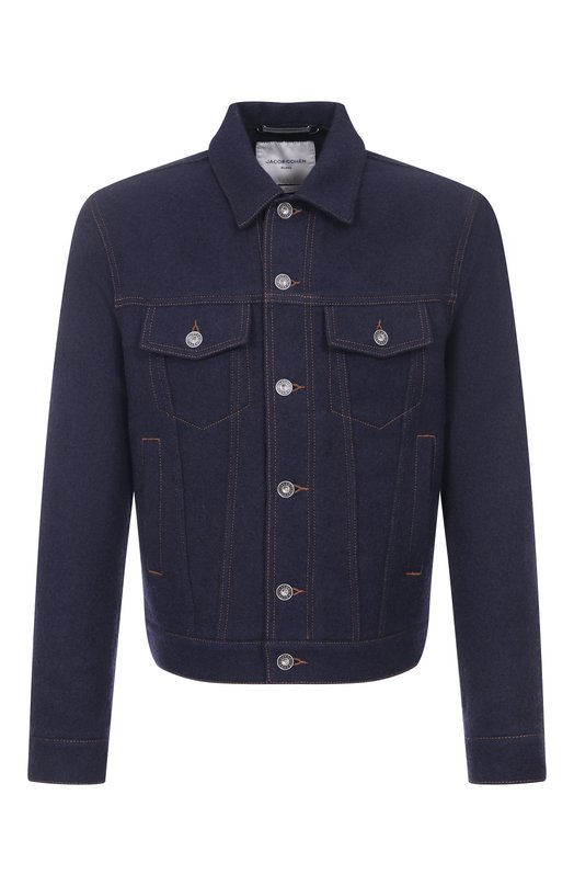 Шерстяная куртка-рубашка Jacob Cohen JUM_H0076 082 T806A RW Синий JUM_H0076 082 T806A RW