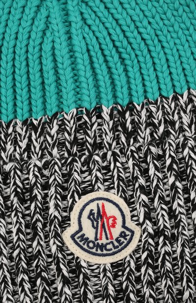 Хлопковая шапка MONCLER, арт. H1-091-3B000-03-M1593, фото 3