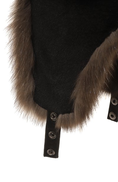 Меховая шапка-ушанка из норки и соболя VICTORIA KUSENKOVA, арт. 320213504243, фото 3