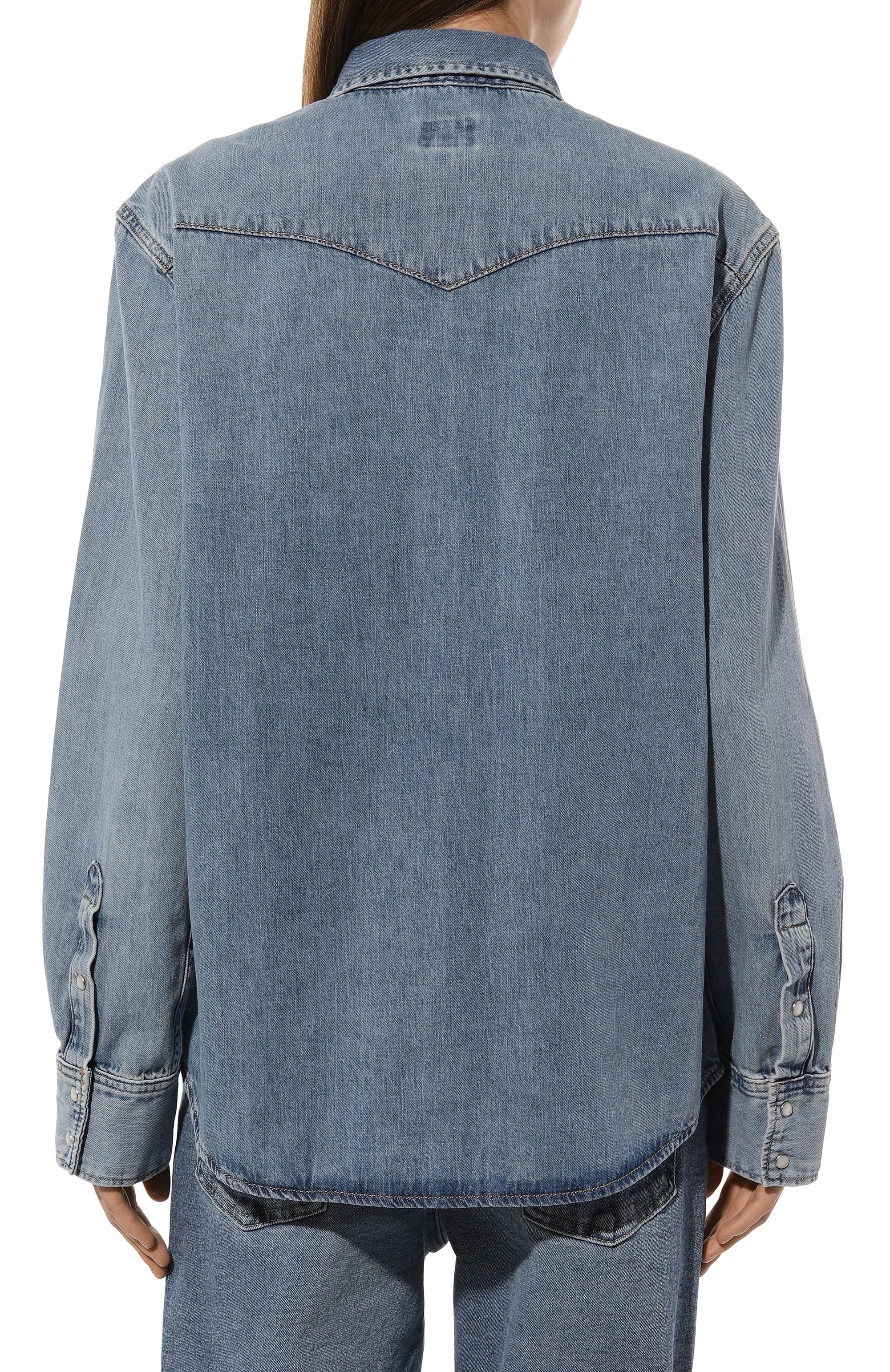 Джинсовая рубашка AG ADRIANO GOLDSCHMIED, арт. W0055-068, фото 4