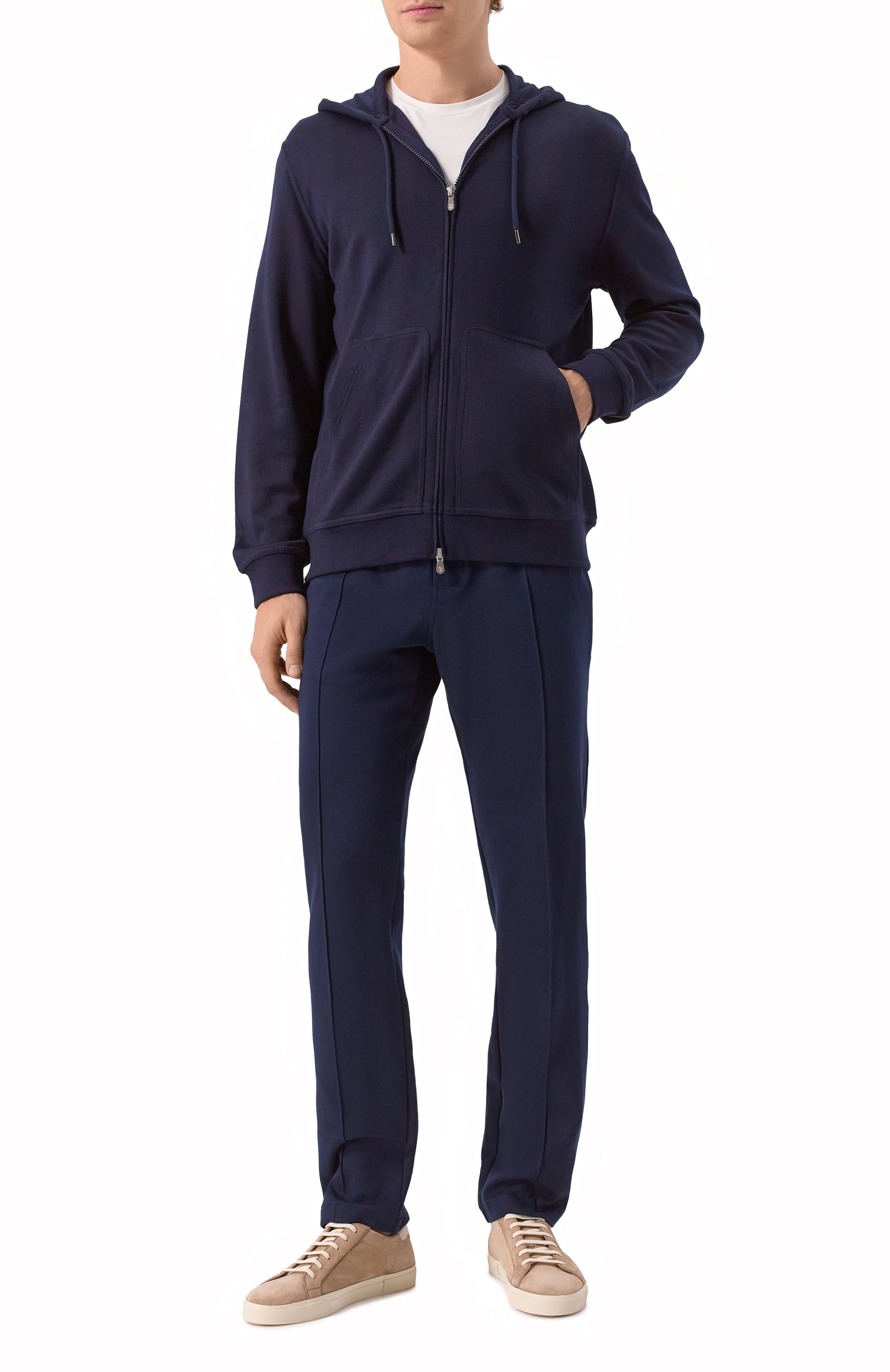 Толстовка из кашемира и шелка BRUNELLO CUCINELLI, арт. MM8359069G, фото 2