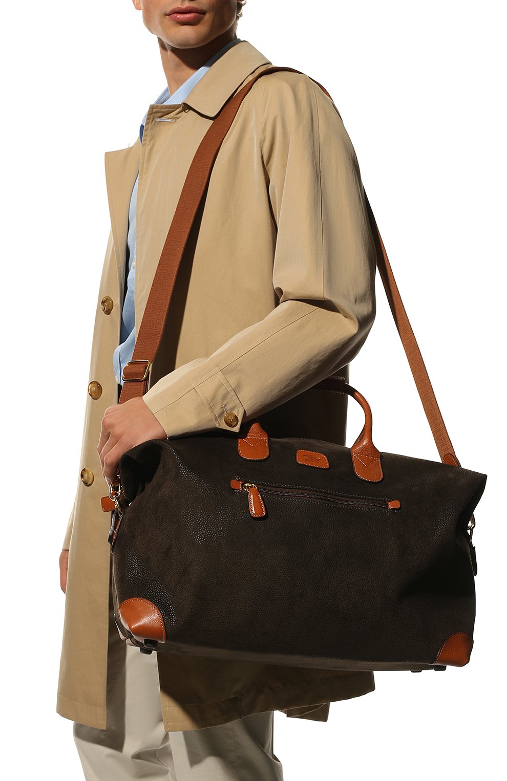 Дорожная сумка life BRIC`S хаки цвета по цене 48050 руб., арт. BLF20203, фото 8 Дорожная сумка life BRIC`S, арт. BLF20203, фото 8