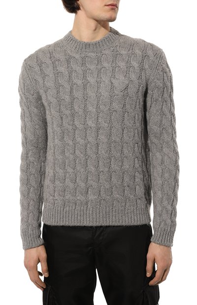Свитер из шерсти альпака PRADA, арт. UMB343-10HZ-F0031-212, фото 3