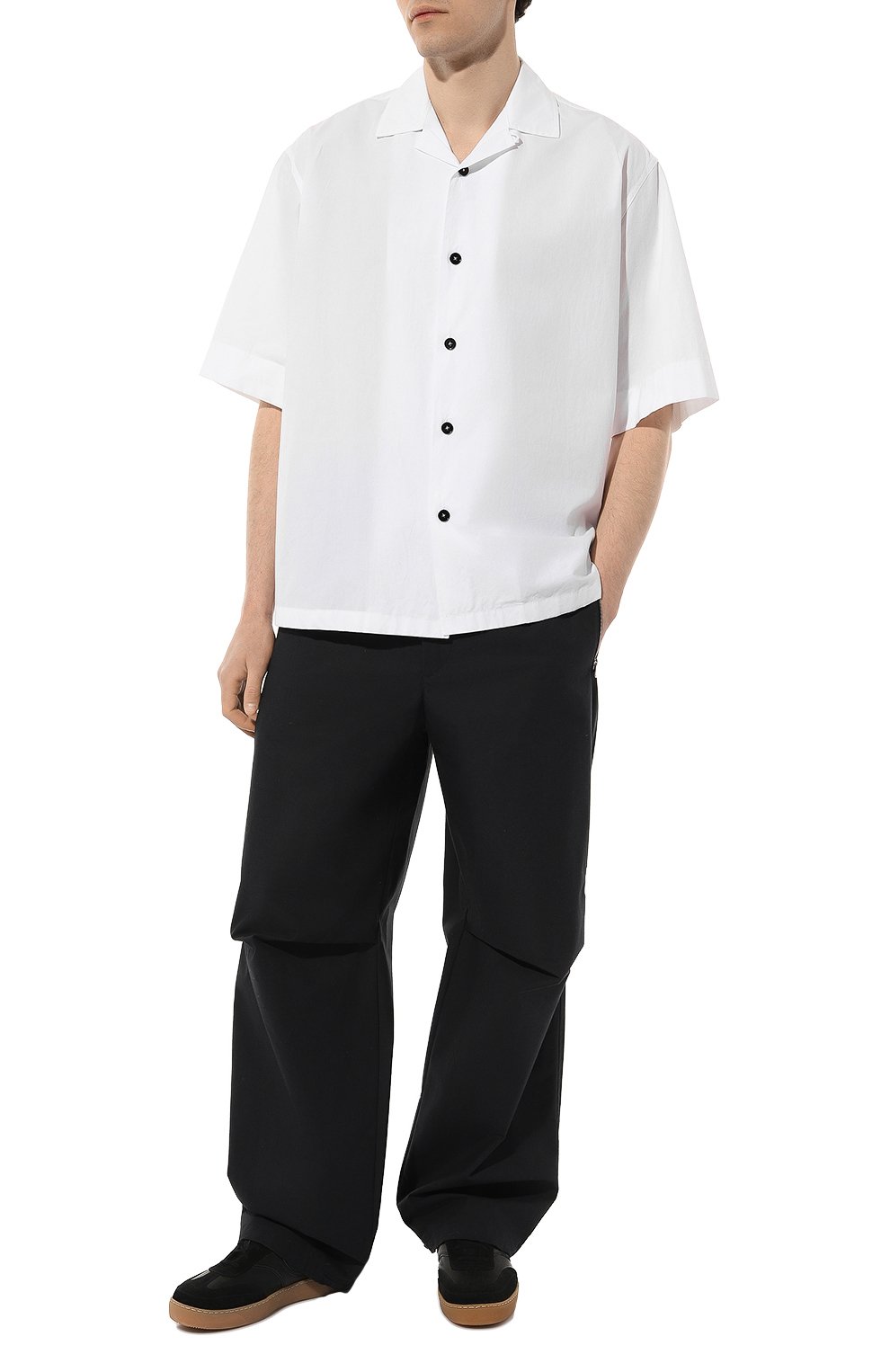 Хлопковые брюки JIL SANDER, арт. J47KA0214/J45039, фото 2