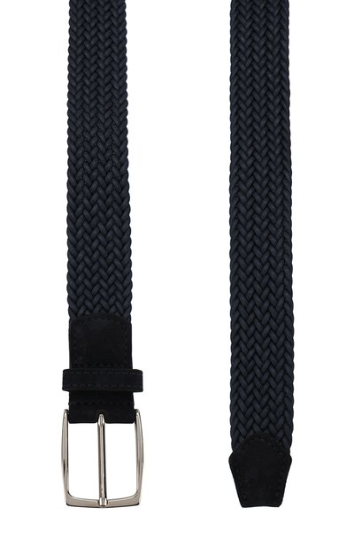 Плетеный текстильный ремень с замшевой отделкой и металлической пряжкой ISAIA, арт. FB0047/PLF41, фото 2