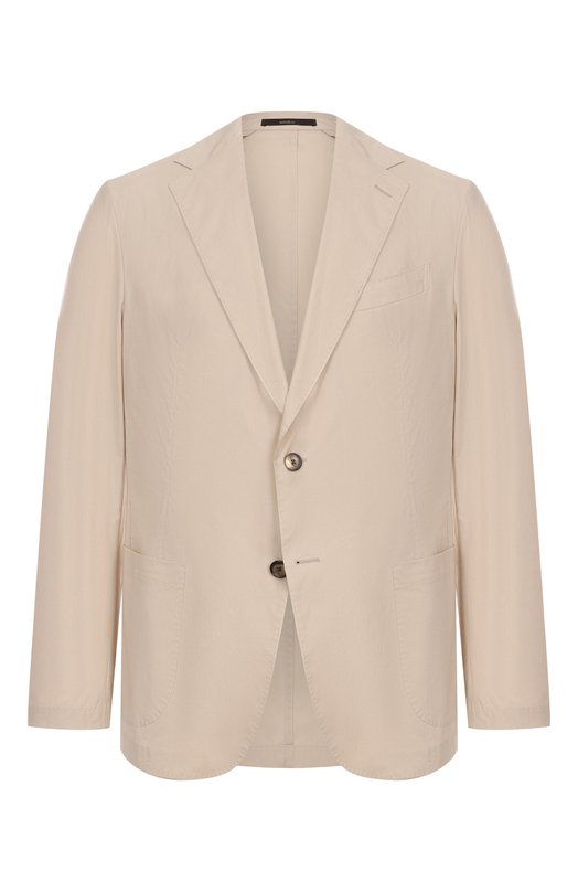 Хлопковый пиджак Windsor 13 BU0N0 10019306/30046305/58 Бежевый 13 BU0N0 10019306/30046305/58