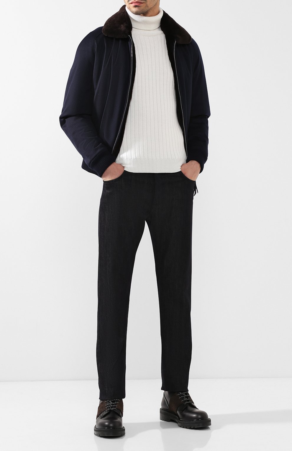 Джинсы прямого кроя BERLUTI, арт. R14TDU25-001, фото 2