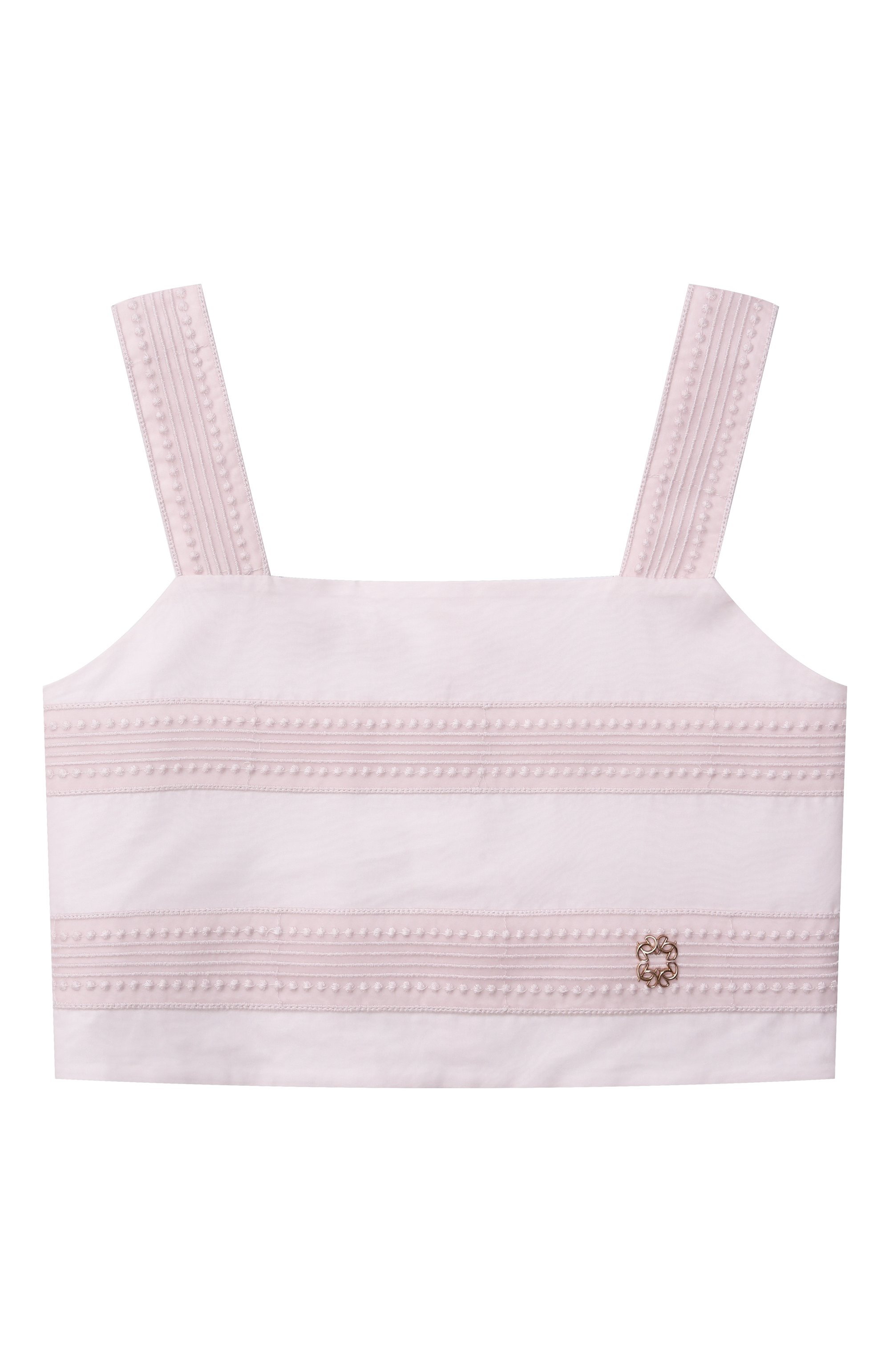 Топ ELIE SAAB JUNIOR светло-розового цвета по цене 29100 руб., арт. EFTP012 TS0829, фото 1 Топ ELIE SAAB JUNIOR, арт. EFTP012 TS0829, фото 1