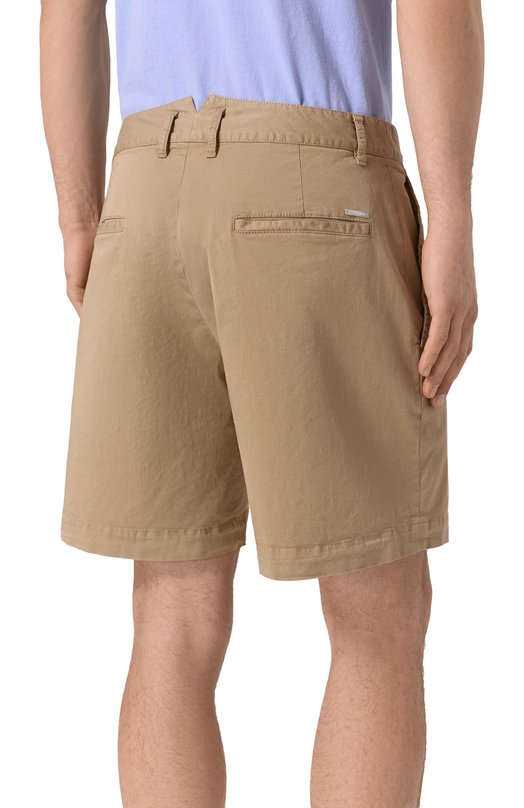 Хлопковые шорты Dsquared2 S78MU0068/S78499 Бежевый  S78MU0068/S78499 Фото 4