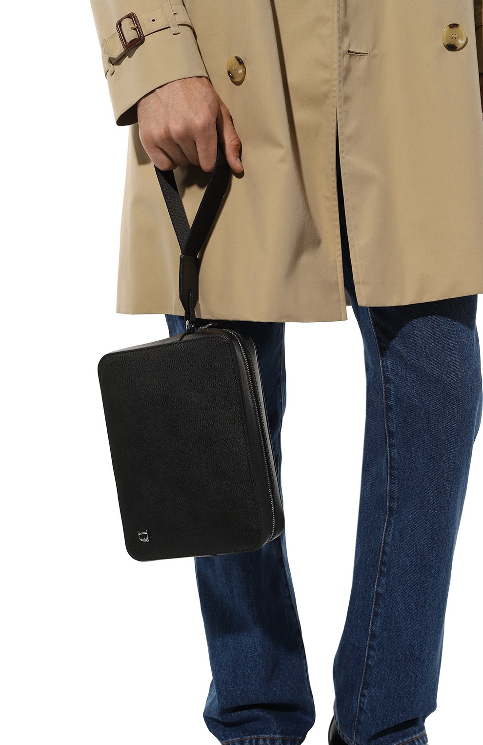 Кожаная борсетка DSQUARED2, арт. BYM0056/01501209, фото 2