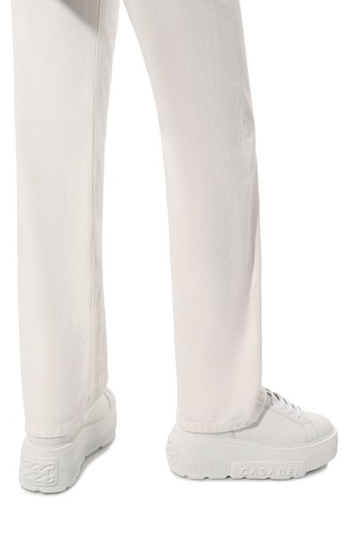 Кожаные кеды nexus CASADEI белого цвета по цене 58250 руб., арт. 2X924Z0711T04349999, фото 3 Кожаные кеды nexus CASADEI, арт. 2X924Z0711T04349999, фото 3