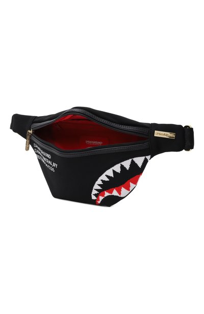 Сумка shark central knit SPRAYGROUND черного цвета по цене 13200 руб., арт. 910B8231NSZ/SHARK CENTRAL KNIT SAVVY CR0SSB0DY, фото 3 Сумка shark central knit SPRAYGROUND, арт. 910B8231NSZ/SHARK CENTRAL KNIT SAVVY CR0SSB0DY, фото 3