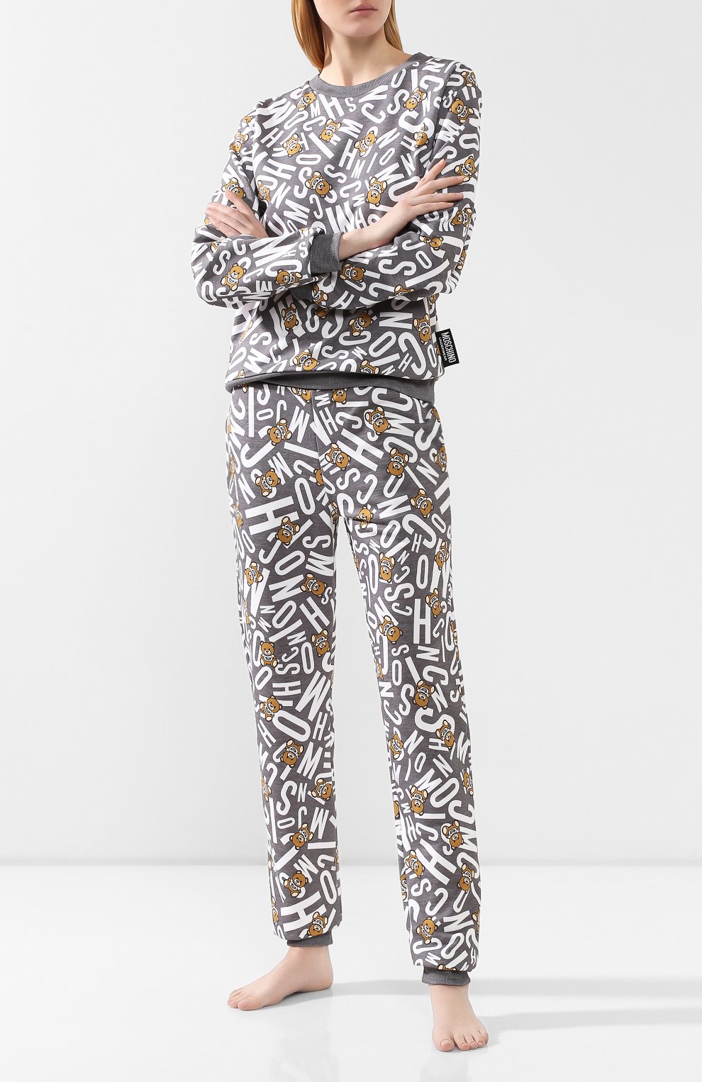 Хлопковые джоггеры MOSCHINO, арт. A4314/9005, фото 2