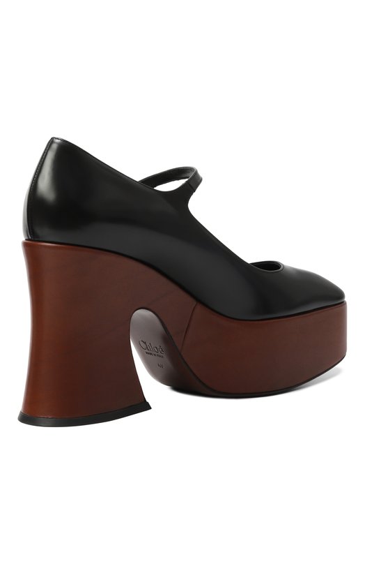 Кожаные туфли Biba Chloé CHC25A11B0L Чёрный  CHC25A11B0L Фото 5