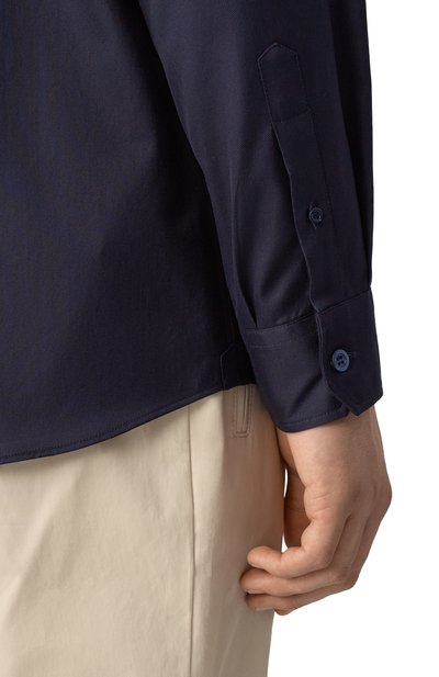 Хлопковая рубашка BRUNELLO CUCINELLI, арт. MW6040658, фото 5